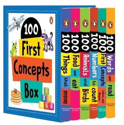 My First 100 Concept Board Book (6 Books Boxset): A Boxset of 6 illustrated Board Books for PreSchool Kids, Toddlers [Penguin Early Learning Series] - Penguin Books - cover