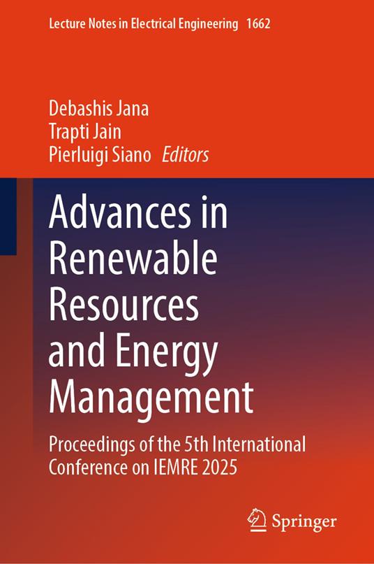 Advances in Renewable Resources and Energy Management