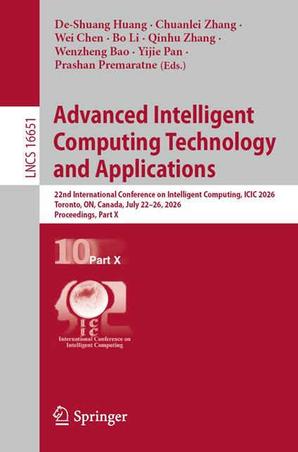 Advanced Intelligent Computing Technology and Applications