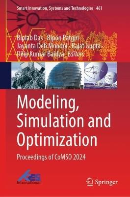Modeling, Simulation and Optimization: Proceedings of CoMSO 2024 - cover