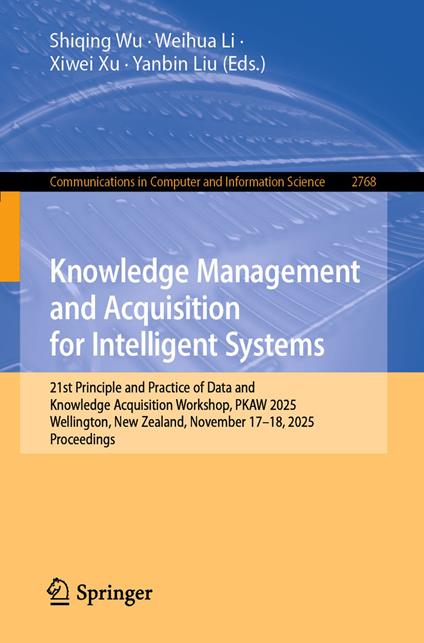 Knowledge Management and Acquisition for Intelligent Systems
