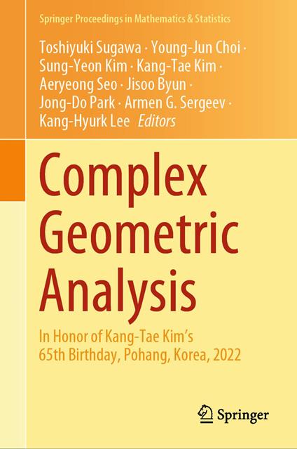 Complex Geometric Analysis