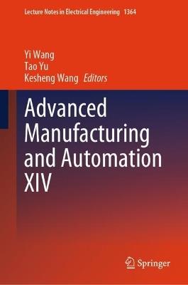 Advanced Manufacturing and Automation XIV - cover