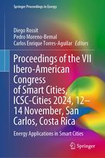 Proceedings of the VII Ibero-American Congress of Smart Cities, ICSC-Cities 2024, 12–14 November, San Carlos, Costa Rica