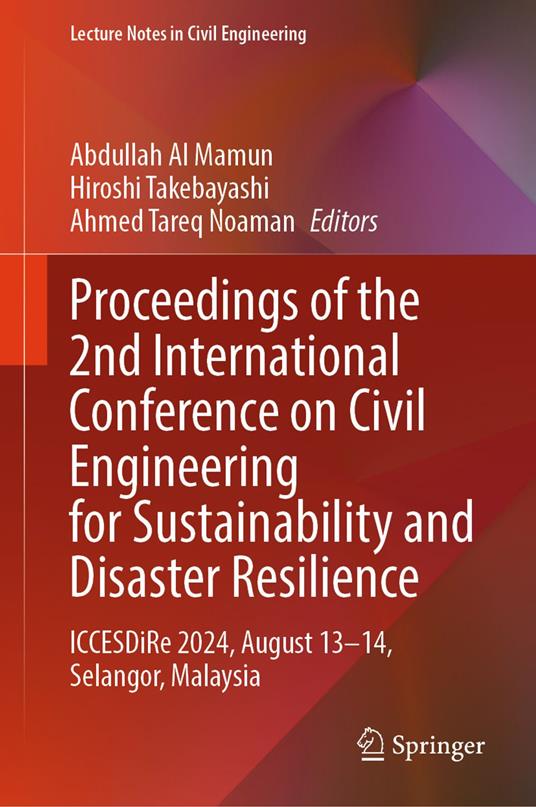 Proceedings of the 2nd International Conference on Civil Engineering for Sustainability and Disaster Resilience