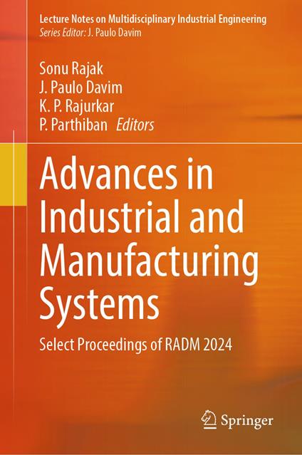 Advances in Industrial and Manufacturing Systems