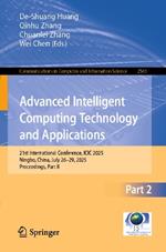 Advanced Intelligent Computing Technology and Applications: 21st International Conference, ICIC 2025, Ningbo, China, July 26–29, 2025, Proceedings, Part II