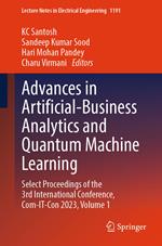 Advances in Artificial-Business Analytics and Quantum Machine Learning