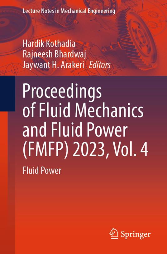 Proceedings of Fluid Mechanics and Fluid Power (FMFP) 2023, Vol. 4