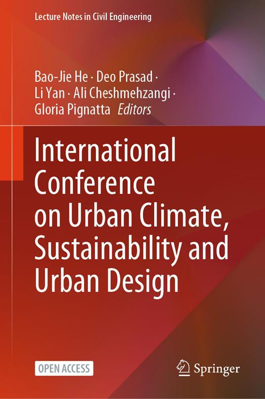 International Conference on Urban Climate, Sustainability and Urban Design