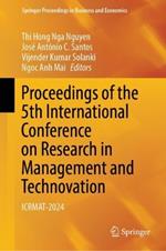 Proceedings of the 5th International Conference on Research in Management and Technovation: ICRMAT-2024