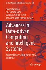 Advances in Data-driven Computing and Intelligent Systems
