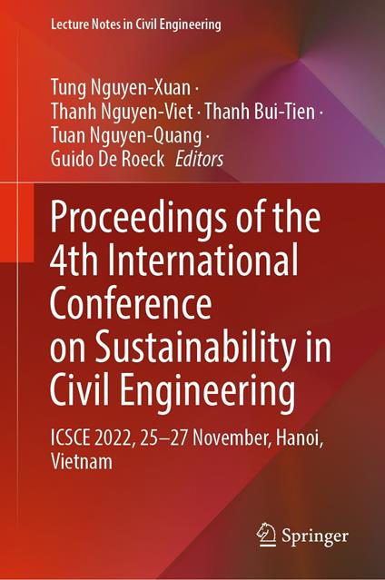 Proceedings of the 4th International Conference on Sustainability in Civil Engineering