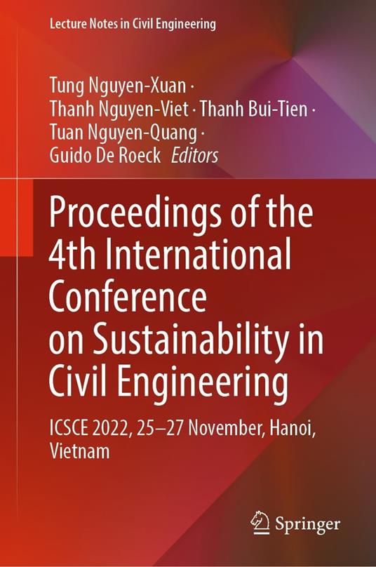 Proceedings of the 4th International Conference on Sustainability in Civil Engineering