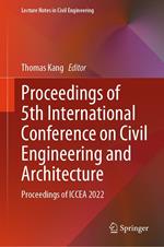 Proceedings of 5th International Conference on Civil Engineering and Architecture