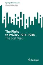 The Right to Privacy 1914–1948