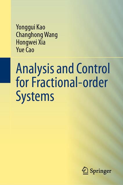 Analysis and Control for Fractional-order Systems