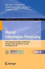 Neural Information Processing: 30th International Conference, ICONIP 2023, Changsha, China, November 20–23, 2023, Proceedings, Part VIII