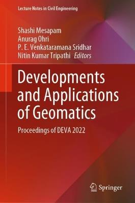 Developments and Applications of Geomatics: Proceedings of DEVA 2022 - cover