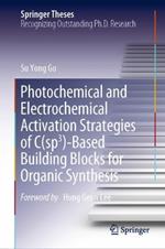 Photochemical and Electrochemical Activation Strategies of C(sp3)-Based Building Blocks for Organic Synthesis