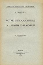 Notae introductoriae in librum psalmorum