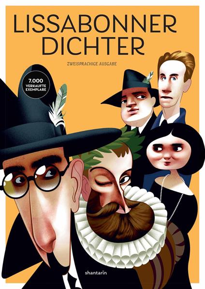 Lissabonner Dichter. Camões, Cesário, Sá-Carneiro, Florbela, Pessoa. Ediz. portoghese e tedesca - copertina