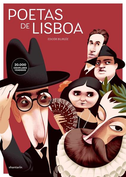 Poetas de Lisboa. Camões, Cesário, Sá-Carneiro, Florbela, Pessoa - copertina