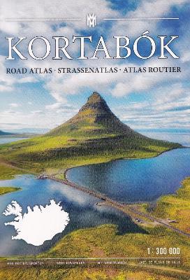 Iceland Road Atlas 1:300 000 Kortabok 2024-2026 - comprehensive edition - cover
