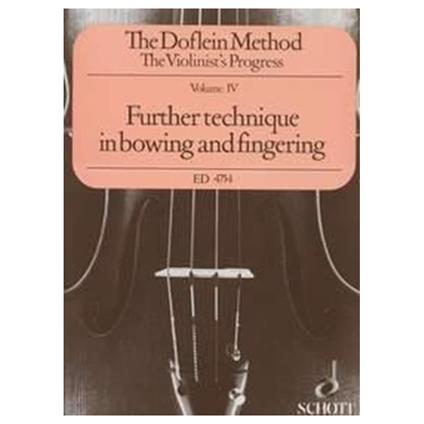 The Doflein Method 4 - Further Technique - Elma Doflein - VIOLINO -  Elma Doflein - copertina
