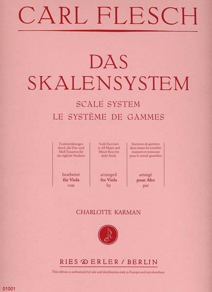 Il Sistema Delle Scale (Das Skalensystem). per Viola. Carl Flesch - copertina
