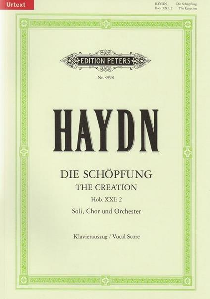 The Creation. Hob: XXI: 2. soli, chor & orchester -  Franz Joseph Haydn - copertina