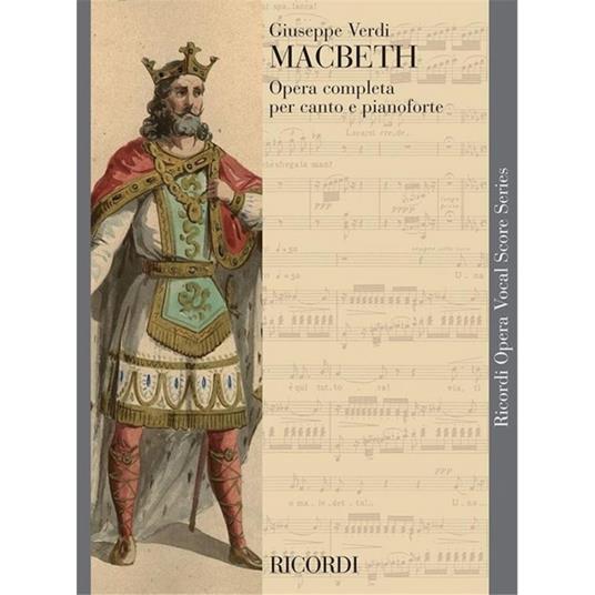  Macbeth - Vocal Score - Giuseppe Verdi - Riduzione per canto e pianoforte -  Giuseppe Verdi - copertina