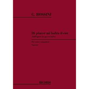 La Gazza Ladra: di Piacer Mi Balza Il Cor - Gioachino Rossini - Vocal and Piano