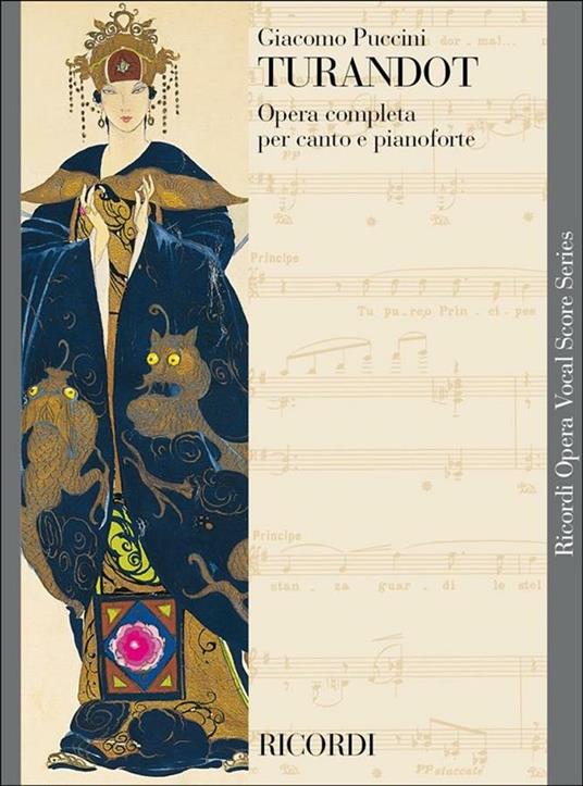  Turandot. Vocal Score. canto e pianoforte. Italiano-Tedesco -  Giacomo Puccini - copertina