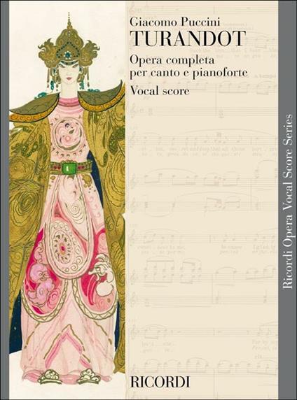  Turandot. ediz. Tradizionale. Puccini. canto e pianoforte. Italiano-Tedesco -  Giacomo Puccini - copertina