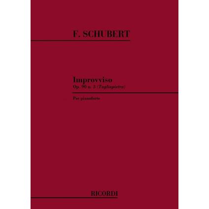  Improvvisi Op. 90 D. 899: N. 3 - Franz Schubert - Pianoforte -  Franz Schubert - copertina