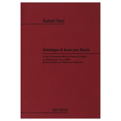  Antologia di brani per 1, 2, 3, 4 flauti - Flauto - copertina