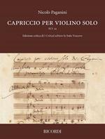  Capriccio per violino solo M.S. 54. spartiti