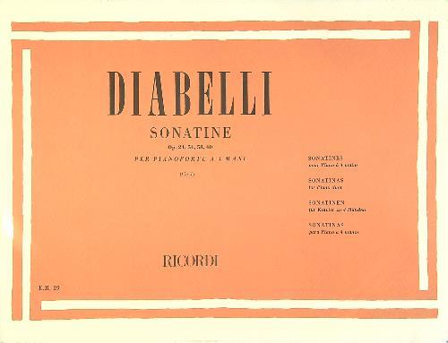  5 Sonatine Op.24, 54, 58, 60. Pianoforte a 4 mani