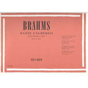 Danze Ungheresi vol.2 - Johannes Brahms - pianoforte
