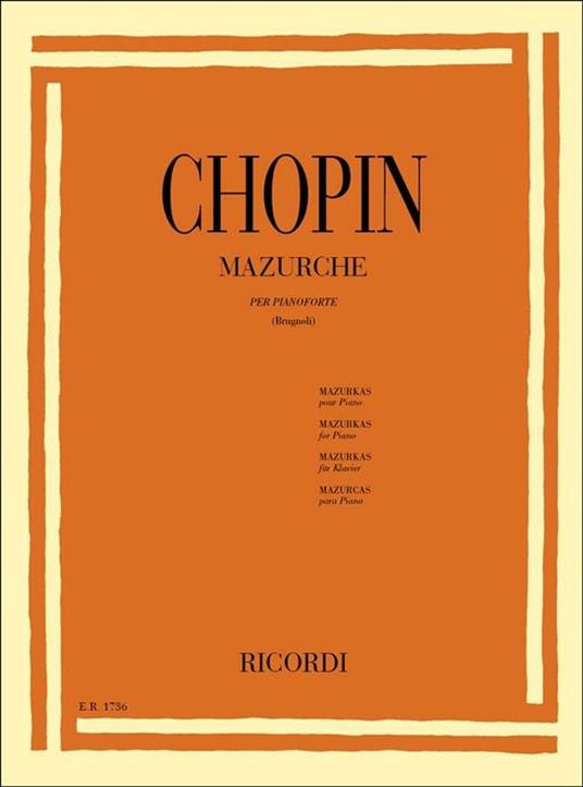  57 Mazurche. per Pianoforte -  Fryderyk Franciszek Chopin - copertina
