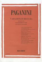  Variazioni di Bravura Sulla IV Corda Sopra Temi. Paganini. Violino pianoforte