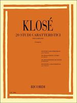  20 Studi Caratteristici. per Clarinetto