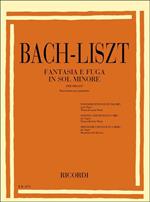 Fantasie e Fughe per Organo: Bwv 542 in Sol Min. Bach. per Pianoforte