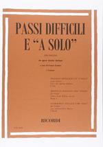  Passi Difficili e a Solo da Opere Liriche Italiane. Vol I. Fantini. Violino