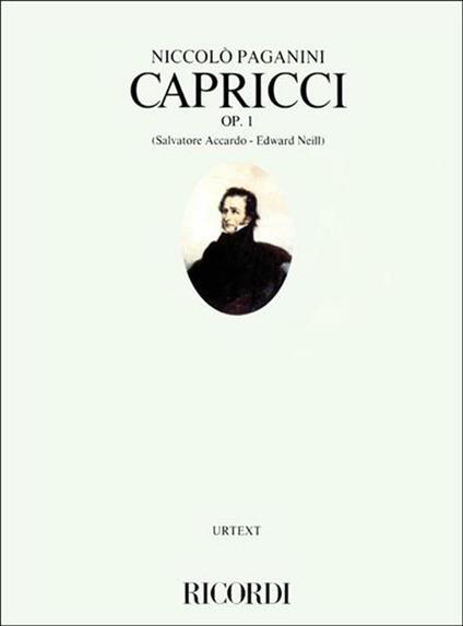  24 Capricci Opus 1. S. Accardo. Violino -  Niccolò Paganini - copertina