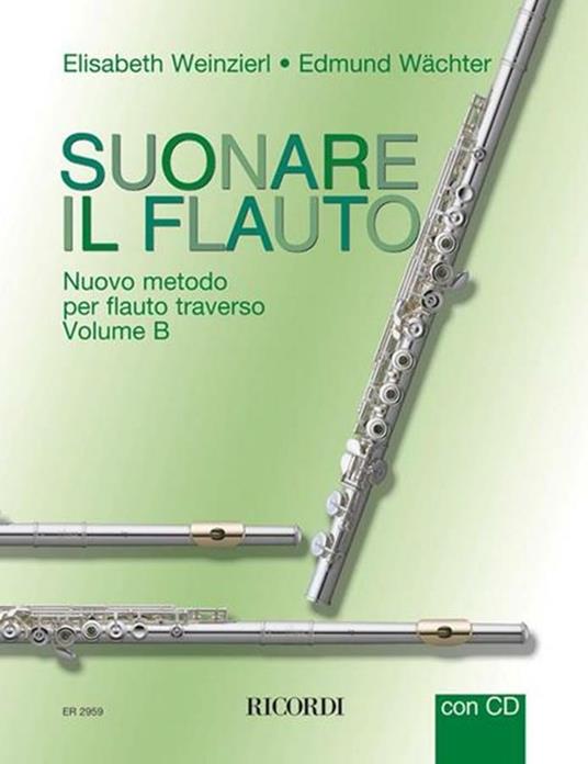  Suonare Il Flauto Volume B +Audio online. Flauto Traverso -  Edmund Wächter - copertina