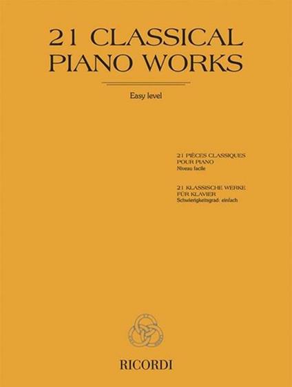  21 Classical Piano Works. Cesi-Marciano - copertina