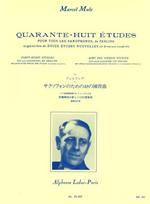  48 Études (Ferling). 48 studi per sassofono. sax. Marcel Mule