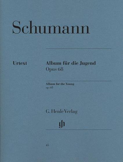  Album Fur Die Jugend Op.68. album per la gioventù. Schumann. Henle Urtext -  Robert Schumann - copertina